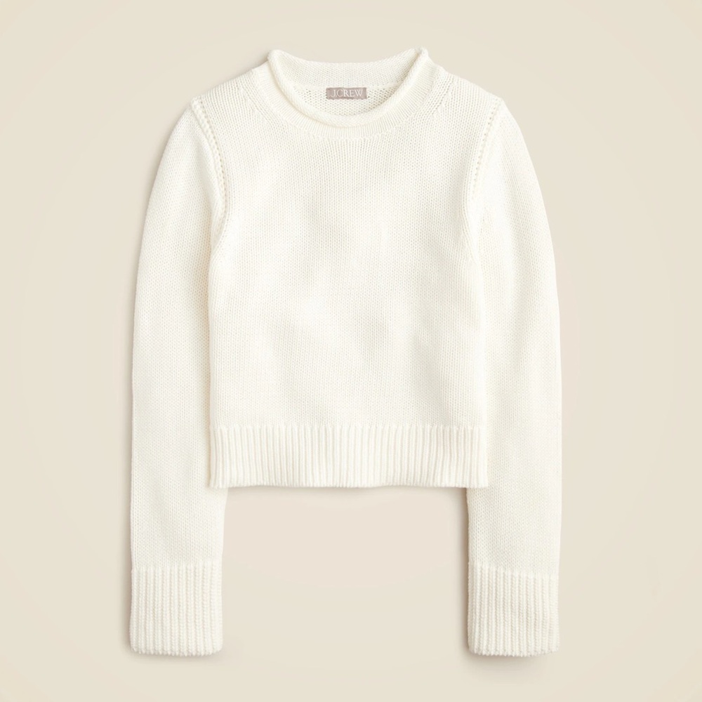 NWT J. Crew Women’s 2024 Heritage cotton Rollneck™ sweater
